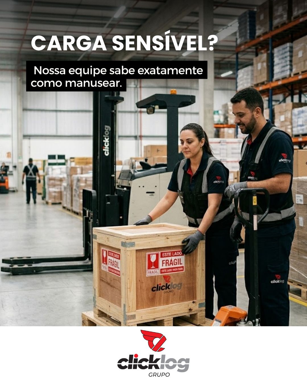Nem toda carga pode ser tratada do mesmo jeito. E nós sabemos disso.